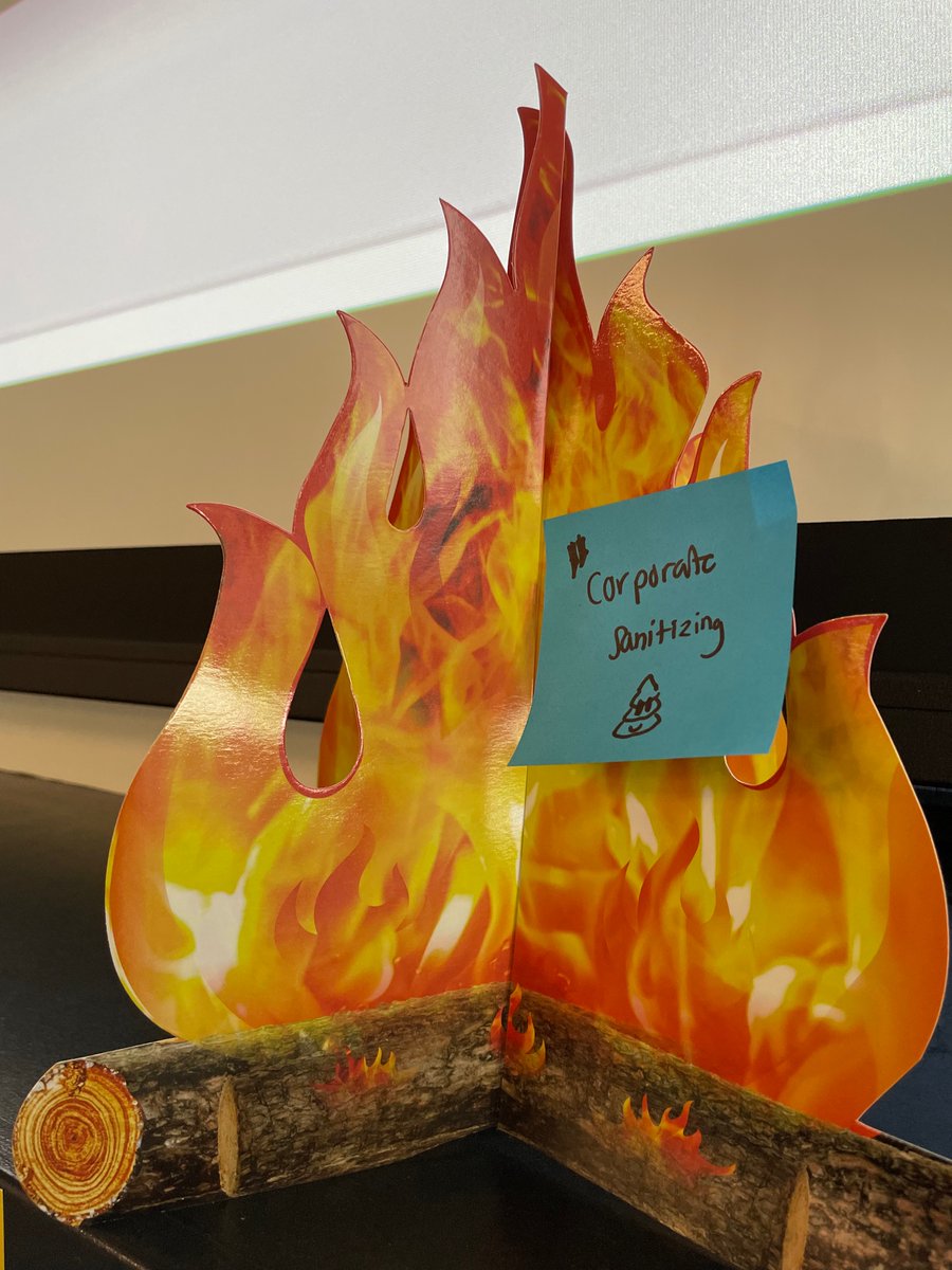 Camp ICology off to an amazing start! <a href="/theonlypinaki/">Pinaki Kathiari</a>’s really got us thinking as he presents <a href="/localwisdom/">Local Wisdom</a>’s Comms Maturity Model…and we’re already burning old ideas down. 🔥🔥
#campicology