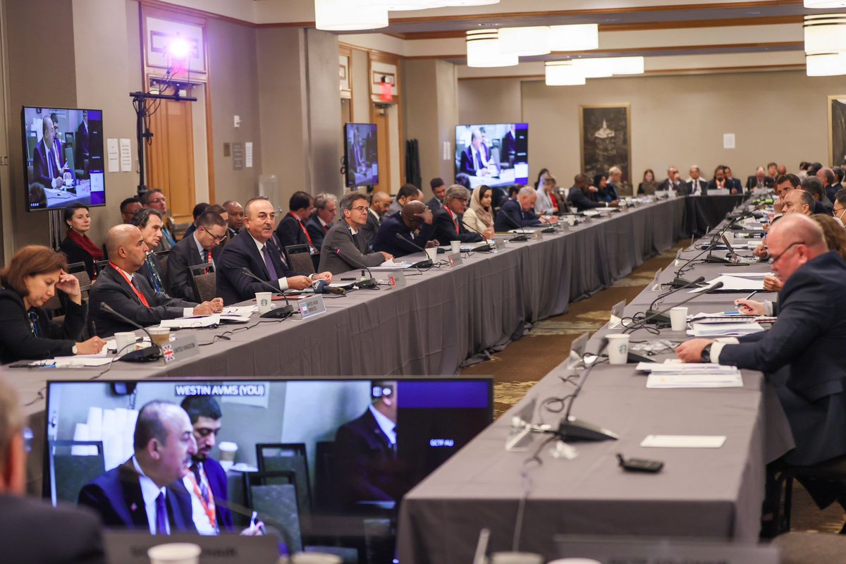 Terörizmle Mücadele Küresel Forumu’na katılarak ülkemizin terörizmle mücadele konusundaki kararlı tutumunu teyit ettik. Attended the Meeting of the Global Counterterrorism Forum and reaffirmed Türkiye’s strong support to the work of @theGCTF.