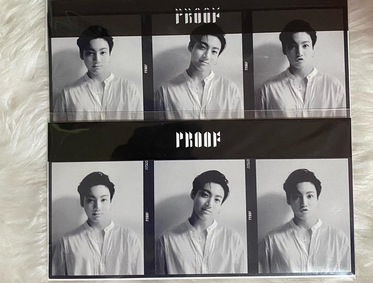 hobitinycart's tweet photo. Wts lfb ph | #celinesells

☾ jungkook proof triptych + acrylic frame pob 
  𓂋 ₱ 1800 per pair

— onhand
— mint condi and both sealed! 
— rcbyt

mop: bpi, gcash
mod: ggx, sco

dm!

# proof album pob weverse jeon jungkook https://t.co/H91Fy0pmSQ