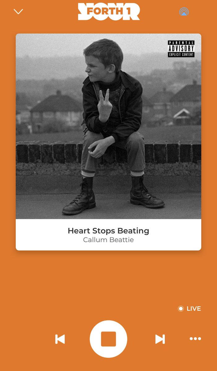 marisa_deborah's tweet photo. It’s a tuuuuune ❤️ #nowplaying on @forthone @garry__spence @callumbeattieuk #heartstopsbeating and good luck to everyone entering the intimate gig competition 🙌❤️ #callumbeattie https://t.co/OGOM2PAorj