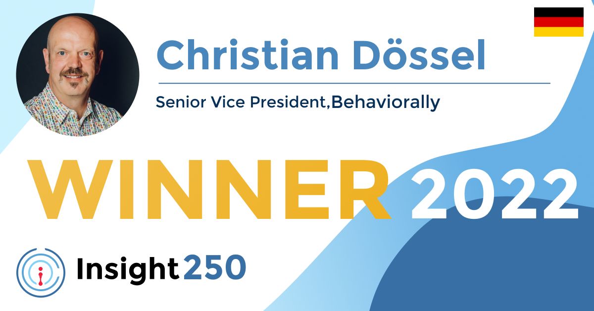 behaviorallyinc's tweet photo. Congratulations to Behaviorally's Christian Dössel (SVP) on being selected as one of the @Insight250 winners from last nights @ESOMAR Congress!

To find the full list of winners, visit: https://t.co/pyZ7PQcbHN

#marketresearch #wearebehaviorally #behaviorallyinc #esomarcongress https://t.co/iPWRg3hkIS