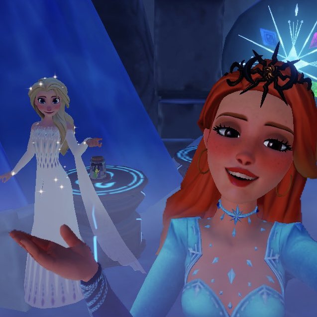 PeachBeachGames's tweet photo. Obsessed with the dress from Elsa ❄️🤍

#DisneyDreamlightValley #NintendoSwitch https://t.co/gszuuBPKkZ