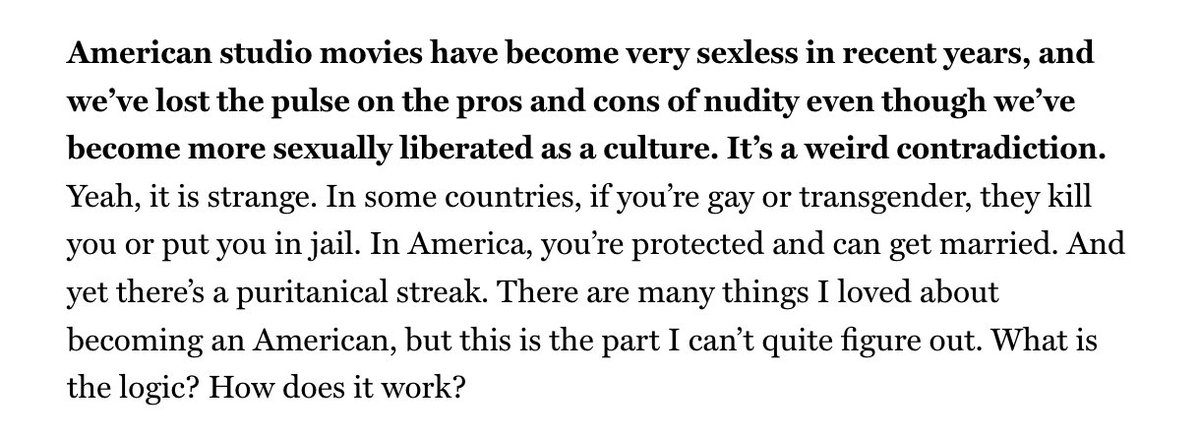 majacobs's tweet photo. Isabella Rossellini could give a dissertation on screen nudity
https://t.co/wMRdS4OiuN https://t.co/5FDZ6w887u