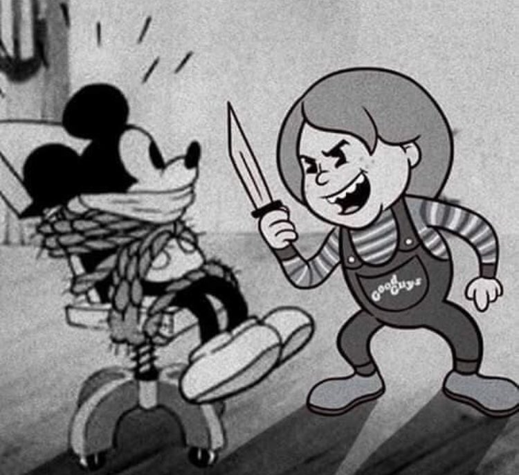 Horror Movie Icons vs Mickey Mouse 