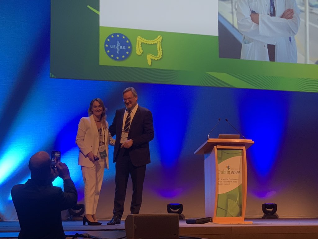 m_pera_roman's tweet photo. Congratulations @MartaPascual_MD for being awarded with the Lars Påhlman ESBQ medal at the @escp_tweets annual meeting in #Dublin. We are very proud!! @hospitaldelmar @AECP_FAECP @coloproctoaec @SCatCir https://t.co/KfpIrhFIW0
