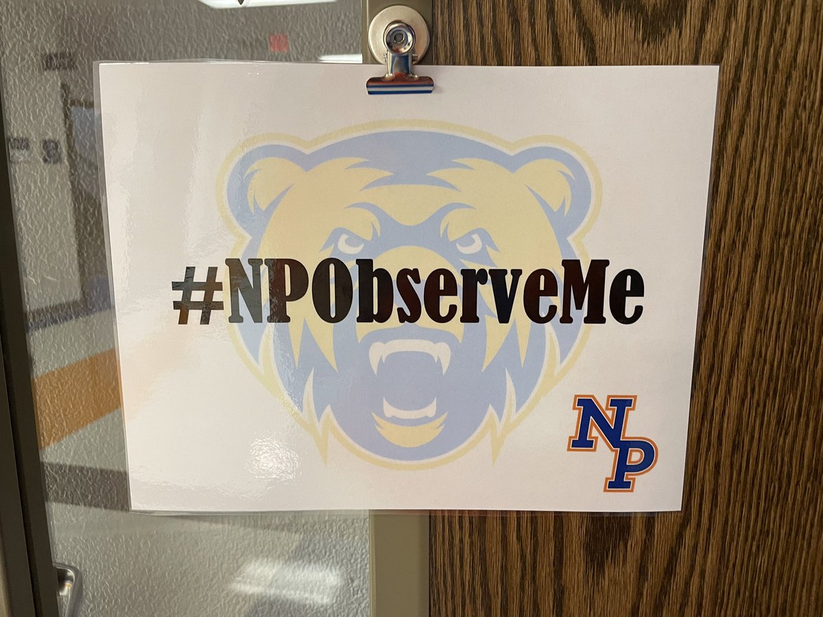 Dr_Shelmire's tweet image. Thank you to all of our staff who participated in our #NPObserveMe day yesterday!!!  Loved seeing all the activities and student engagement!  #BetterTogether #LearningFromOneAnother 🧡💙