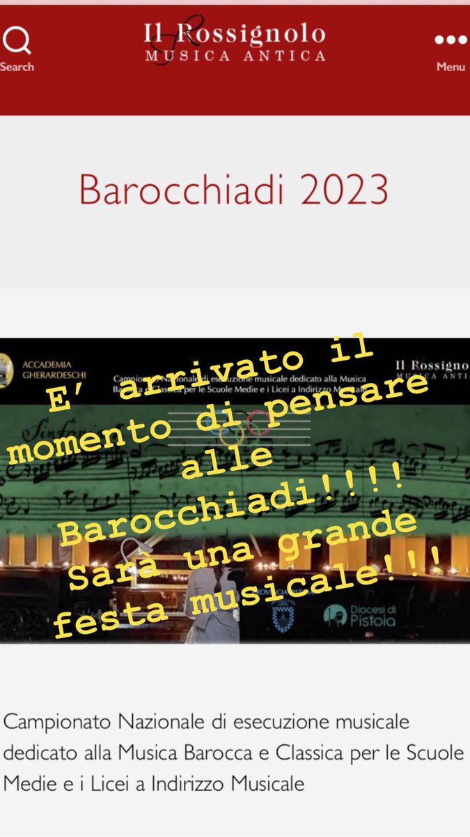 IlRossignolo's tweet photo. Iscrivetevi Tutti!!! Vi aspettiamo!
Accademia Gherardeschi Pistoia! https://t.co/UjYoixPEHc