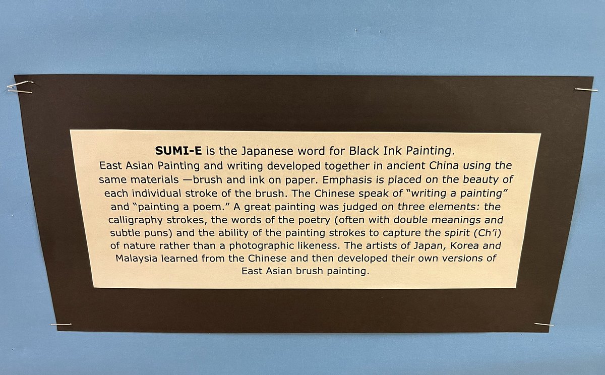 PatrickTiernan's tweet photo. We love learning about different cultural influences in art at @SMMBulldogs! πΌπ¨ #asianink #sumie https://t.co/B4TqoUmviL