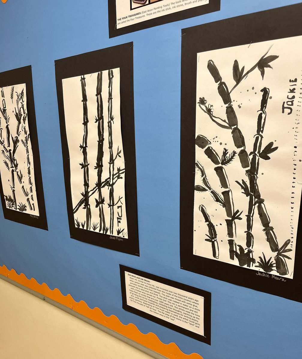 PatrickTiernan's tweet photo. We love learning about different cultural influences in art at @SMMBulldogs! πΌπ¨ #asianink #sumie https://t.co/B4TqoUmviL