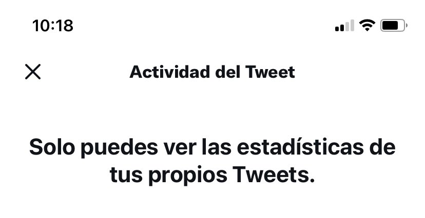 bicivan's tweet photo. 🧐
Si obvio son mis propios tweets, pues el botón de estadísticas solo aparece para tus tweets, que onda @TwitterMexico @twitter https://t.co/Y3bbELOLnd