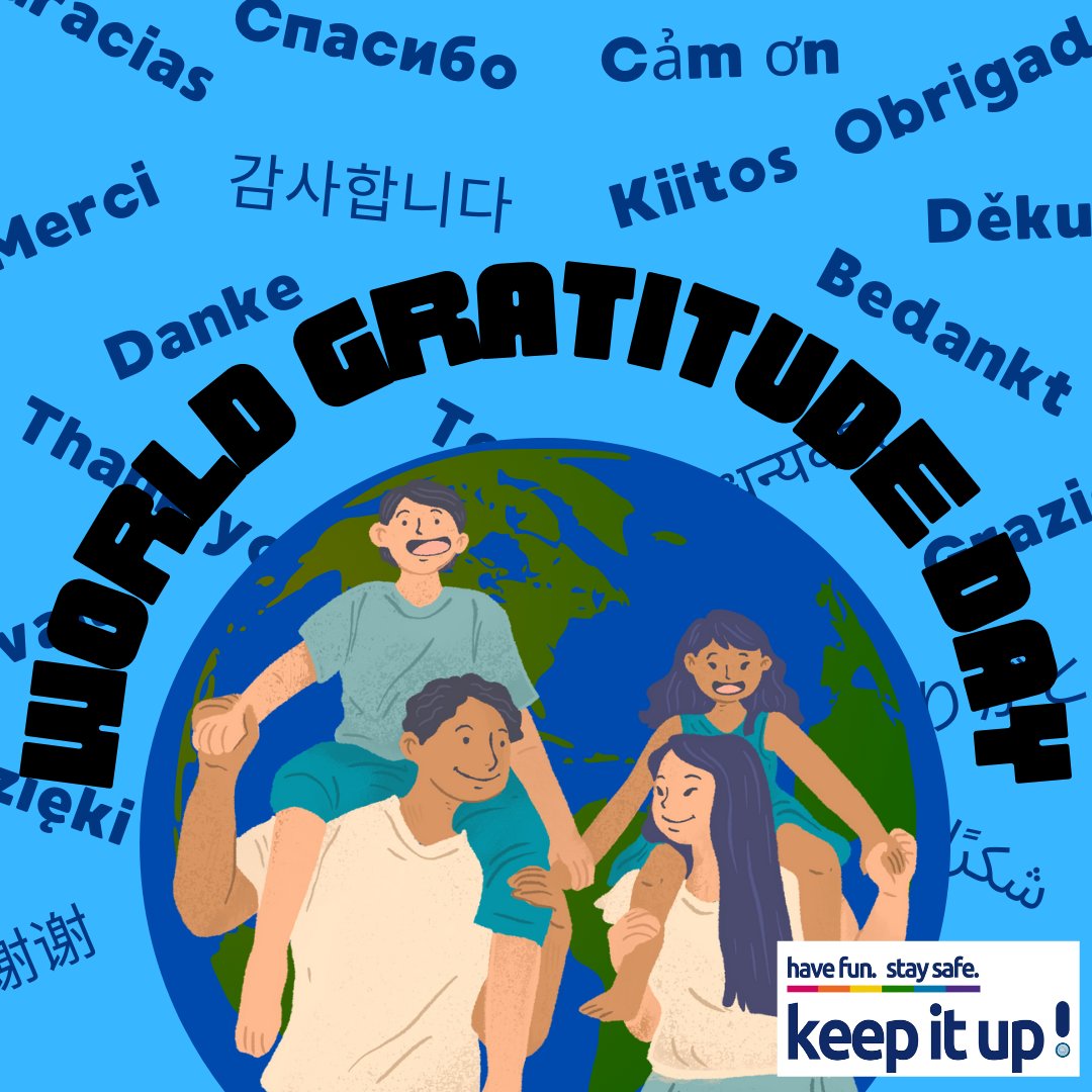 KeepItUp3_'s tweet photo. Have we thanked you enough yet for all of the hard work you've put in Keep It Up this year?  Today's World Gratitude Day, so let us say it again: Thank you for all of the hard work you've put in to keeping the LGBTQ+ community safe! https://t.co/U9YPJKzogl