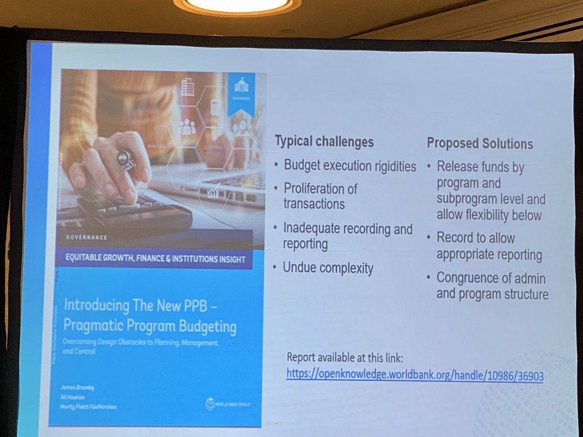 dalytics's tweet image. .@MoritzPiatti: #programbudgeting helps government managers to manage at @icgfm so shouldn’t be rigid &amp;amp; shouldn’t just add a new segment