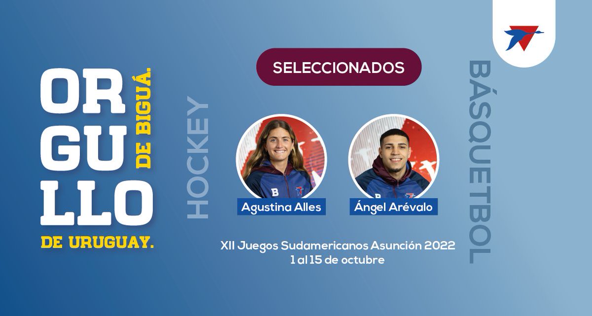 ¡Orgullosos de nuestros deportistas! Biguá rumbo a #ASU2022 de <a href="/odesurmedia/">ODESUR</a>