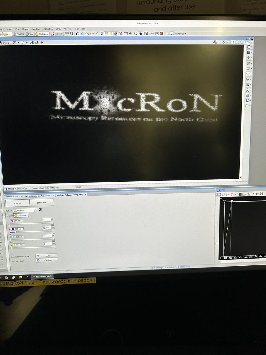 MicRoNHMS's tweet photo. Our favorite pattern to align the Mightex Polygon 1000 DMD on Garfunkel. #optogenetics #photoactivation https://t.co/CHQuJXMPgf