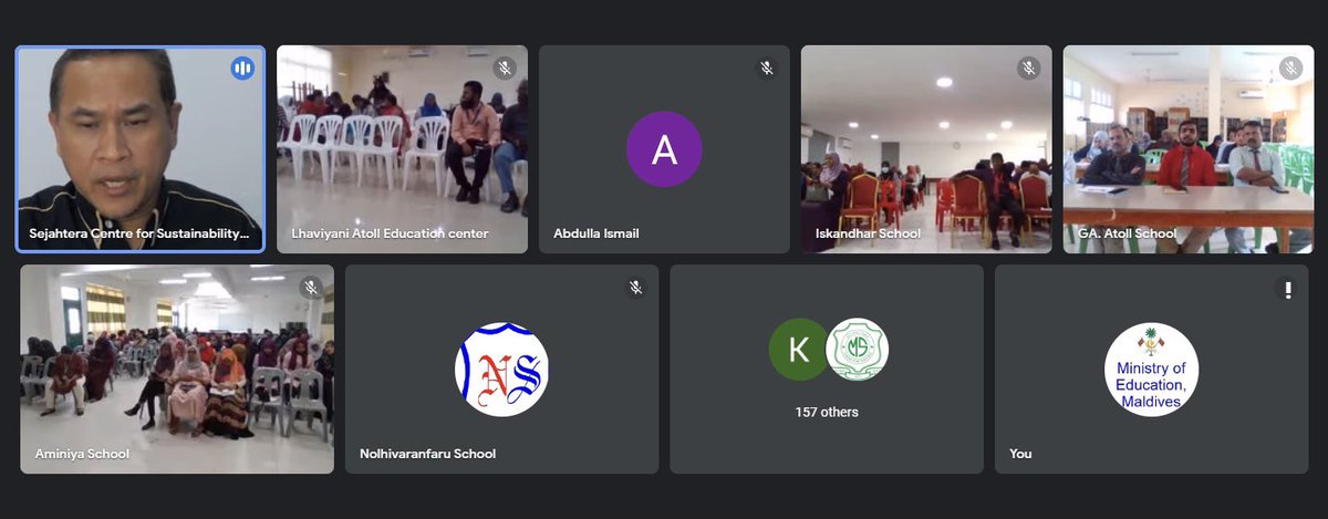 Over 2300 teachers from across the Maldives has participated in a session on “Education for Sustainable Development”
(1/2)