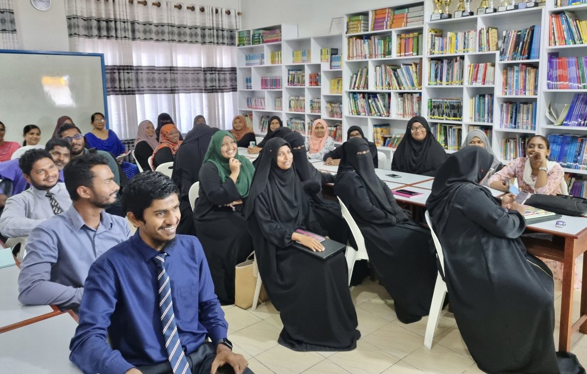 MoEdumv's tweet photo. Over 2300 teachers from across the Maldives has participated in a session on “Education for Sustainable Development”
(1/2) https://t.co/EKnWp0SAMG