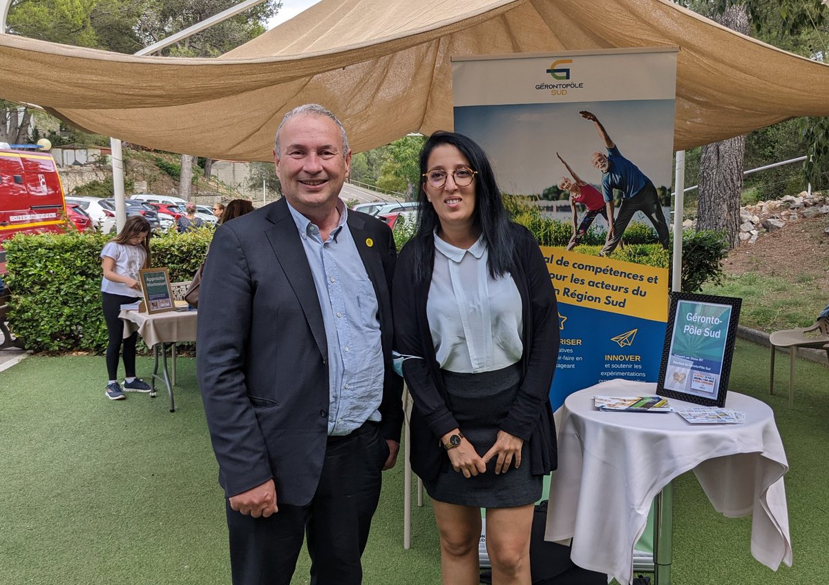 Journée mondiale #Alzheimer : le @gerontopolesud à la rencontre des acteurs de terrain #EHPAD Claude Debussy. Carnoux (13)