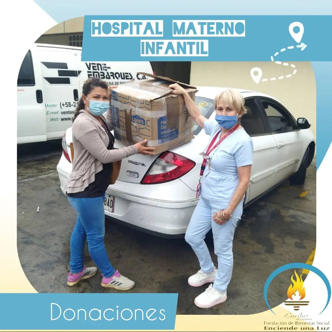 enciluz's tweet photo. Donativos al Hosp.Materno Infantil de Petare, resguardando las vidas para atender a los enfermos. Los gestos amables pueden ser fáciles de realizar, pero sus huellas son realmente infinitas.
Le damos gracias a @taxi_ccs @taxi_caraca por contribuir con el traslado de esta donación https://t.co/Yjav6v0si2
