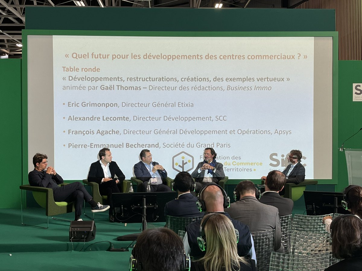 Fédérations des Acteurs du Commerce (@actcommerce) on Twitter photo Dernière table ronde de la journée au <a href="/siec_online/">Siec</a>. Animée par <a href="/gaelthomasBI/">Gaël Thomas</a>, <a href="/etixia/">etixia</a> <a href="/Apsys_Group/">Apsys</a> <a href="/GdParisExpress/">Grand Paris Express</a> et SCC nous démontrent par l’image les possibilités de combinaison entre durable, aménagement, mobilités et vision politique qui guide des opérations de territoires. Dernière table ronde de la journée au <a href="/siec_online/">Siec</a>. Animée par <a href="/gaelthomasBI/">Gaël Thomas</a>, <a href="/etixia/">etixia</a> <a href="/Apsys_Group/">Apsys</a> <a href="/GdParisExpress/">Grand Paris Express</a> et SCC nous démontrent par l’image les possibilités de combinaison entre durable, aménagement, mobilités et vision politique qui guide des opérations de territoires.