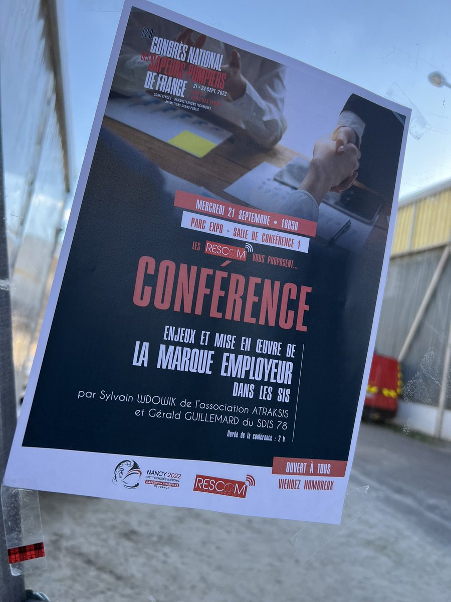 La conférence #MarqueEmployeur est la preuve que l’ #attractivite est l’affaire de tous dans un #sdis avec une #strategie #RessourcesHumaines un portage du binôme de #direction  un accompagnement de la #communication &amp; l’apport des #ambassadeurs que sont chaque #spv #spp et #pat