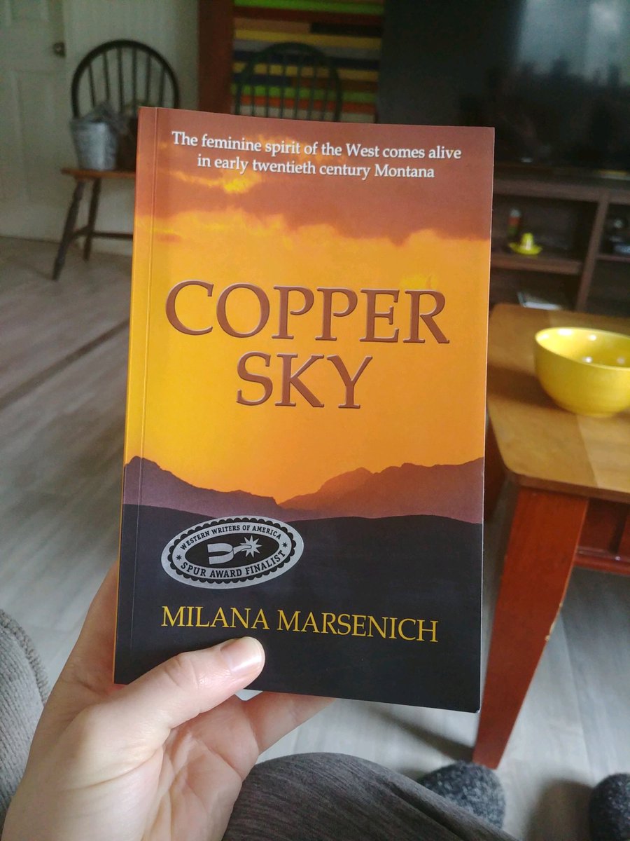 milanamarsenich's tweet photo. The feminine spirit of the West comes alive… Copper Sky. Order here: https://t.co/BKS2glojd6 #Butte #Montana #Historicalfiction #Novel #Books #Mining https://t.co/NjWJv5xlX5