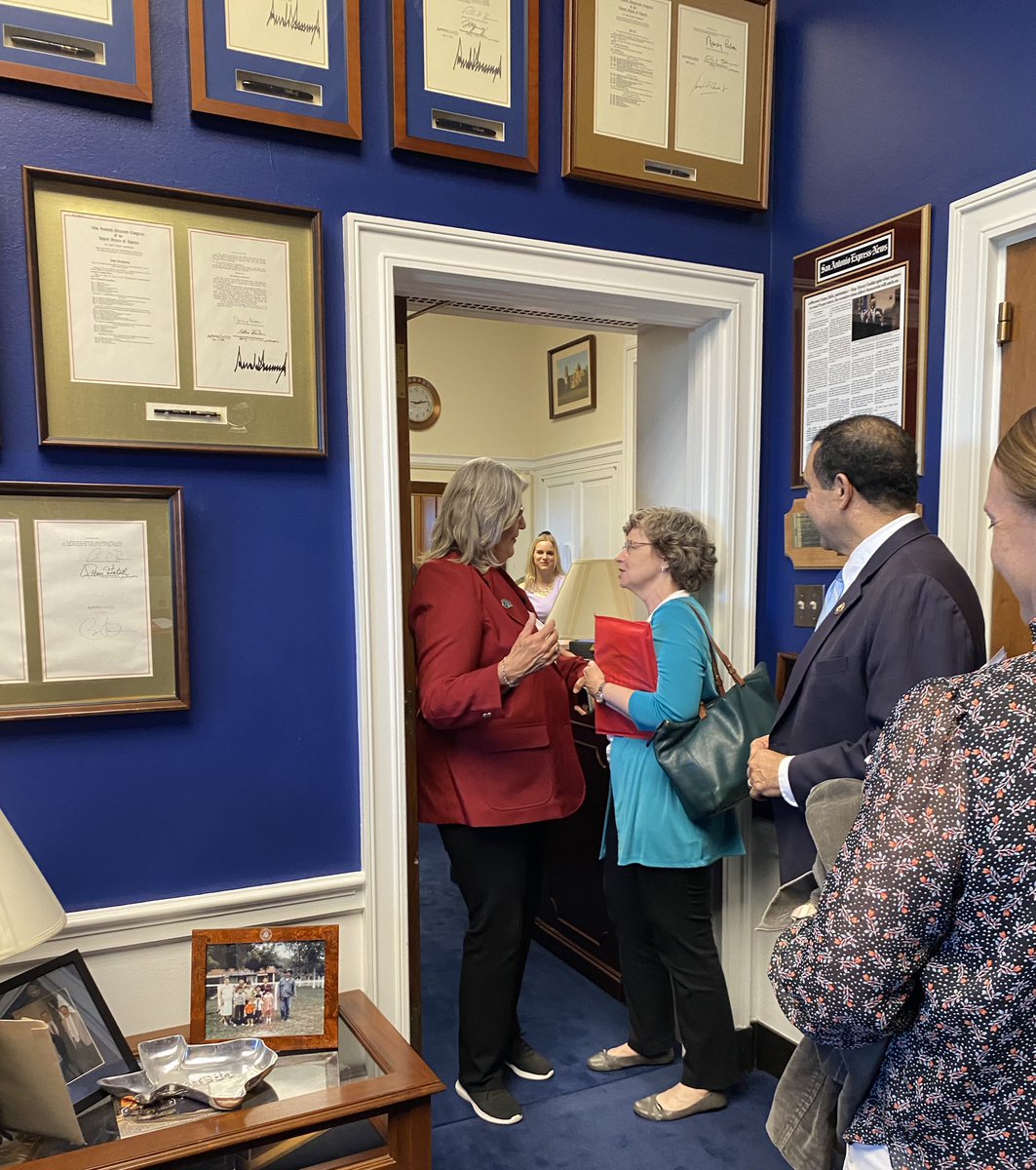 So proud of @FSHISD Superintendent @DrGbates, Assistant Superintendent @jnovak_julie, and @burnieroper, Lackland ISD Superintendent for advocating for #ImpactAid for our San Antonio military school districts. Thanks @RepCuellar for taking time to meet with us. @NAFISschools