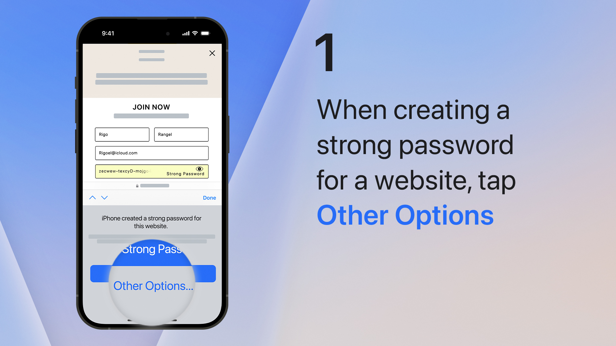 Apple Support on Twitter "Sometimes the suggested strong password