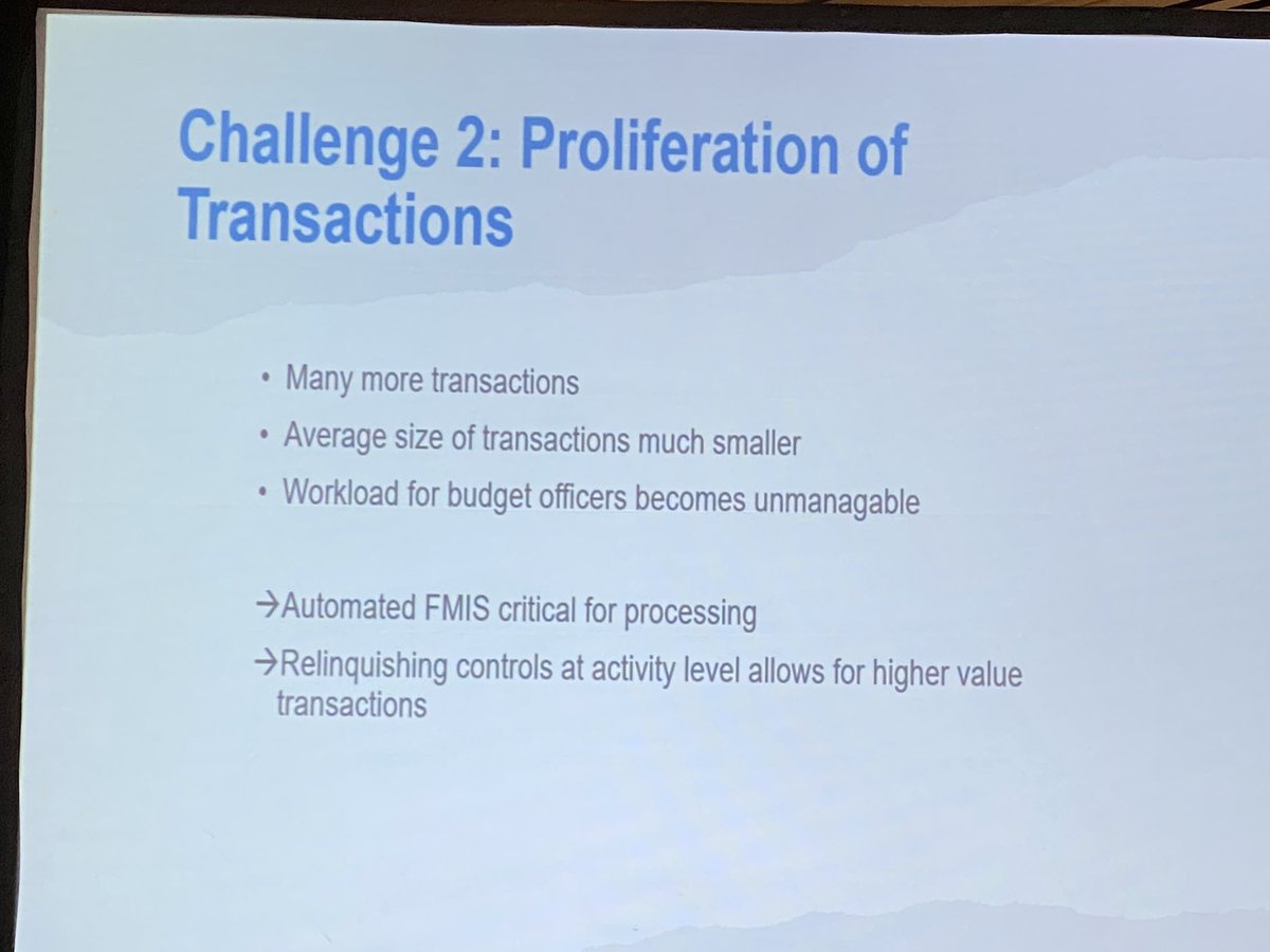 dalytics's tweet image. .@MoritzPiatti on #programbudgeting #pfm challenges includes increase in numbers of transactions, lack of #accountability at spending units, &amp;amp; complexity at @icgfm