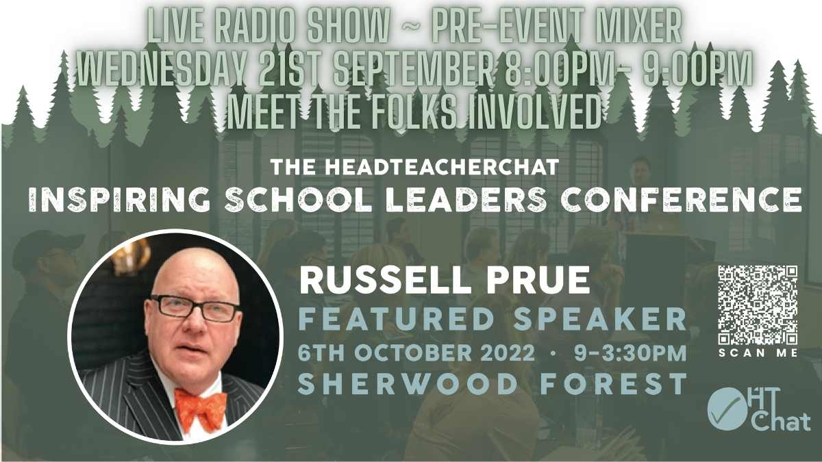 RussellPrue's tweet photo. Catch episode II of @Headteacherchat Radio LIVE, we had too much content for last night's show, bursting at the seems it was! 8:00PM Tonight, https://t.co/khDseG5oSv to listen live and participate via #PADLETS #TEXTS or #TWEETS #EducationRadio https://t.co/BeO05lwjn7