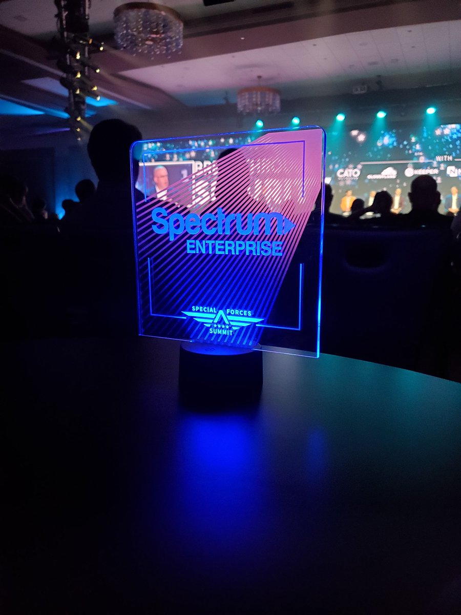 Day 2 at the AVANT Special Forces Summit...Security is the topic!

#SpectrumEnterprise
#CloudNeedsFiberConnectivity