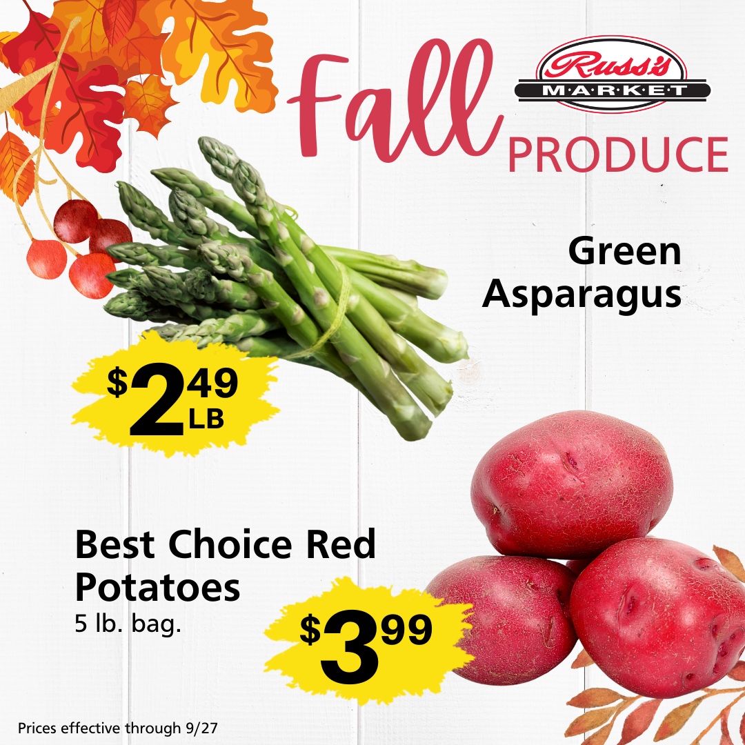 RussMarket's tweet photo. Get ready for all of your favorite Fall flavors at your local Russ's Market! What are your favorite classic and cozy foods for Autumn? ๐
#FallFlavors #FallSavings #AllensFoodMart #LocalGrocer #LocalGroceryStore #LocalGrocery #ShopLocal #russmarket #RealLocal https://t.co/glNpYk4LS4