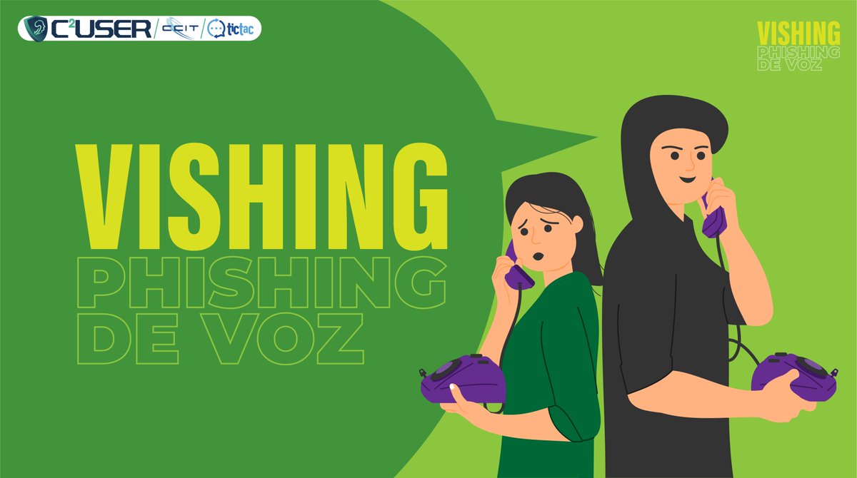 tictac_ccit's tweet photo. #C2User 🔑
¿Ya conocen el termino #vishing? consiste en engañar a las personas por medio de una llamada telefónica o mensaje, acá les damos más detalles de esta modalidad de robo.
https://t.co/t0aGF51YM2 https://t.co/TCIdmMAH0D