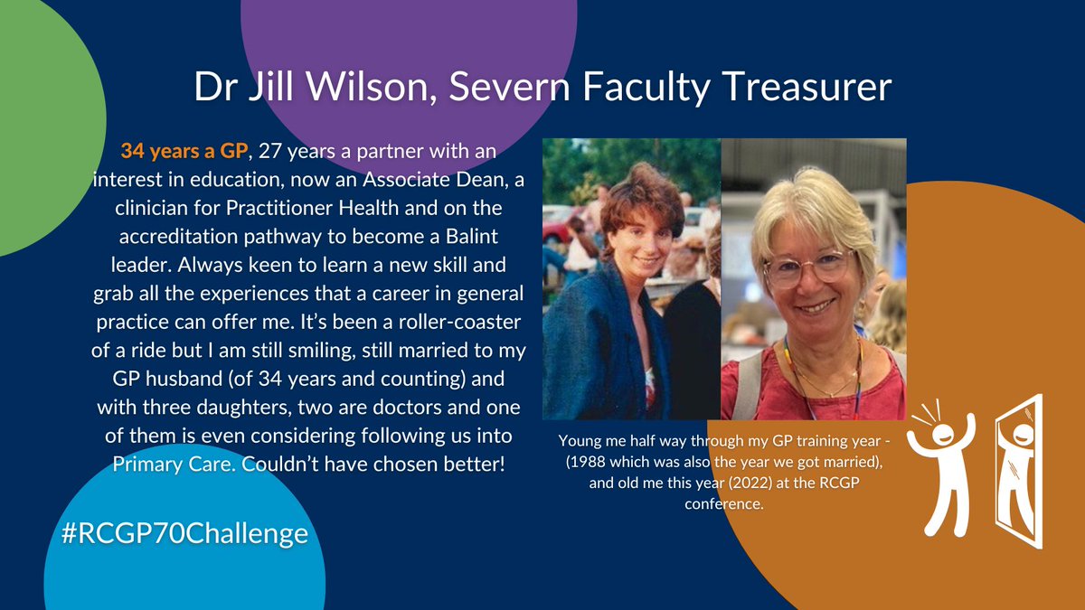 Another inspiring reflection from Faculty member in Severn who loves being a GP. Share your now and then pictures for #RCGP70Challenge