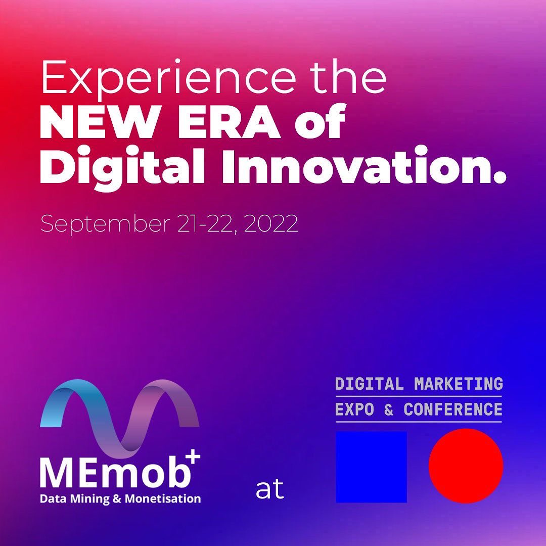 memobtechnology's tweet photo. بهدف مواكبة التطور في التكنولوجيا والإبداع، تشارك MEmob+ في الحدث التكنولوجي والتسويق الرقمي الرائد في أوروبا DMEXCO 2022.
Intending to evolve in technology and creativity, #MEmob+ participates in the #DMEXCO 2022, Europe’s leading digital marketing & tech event https://t.co/2sOlOUXdbM