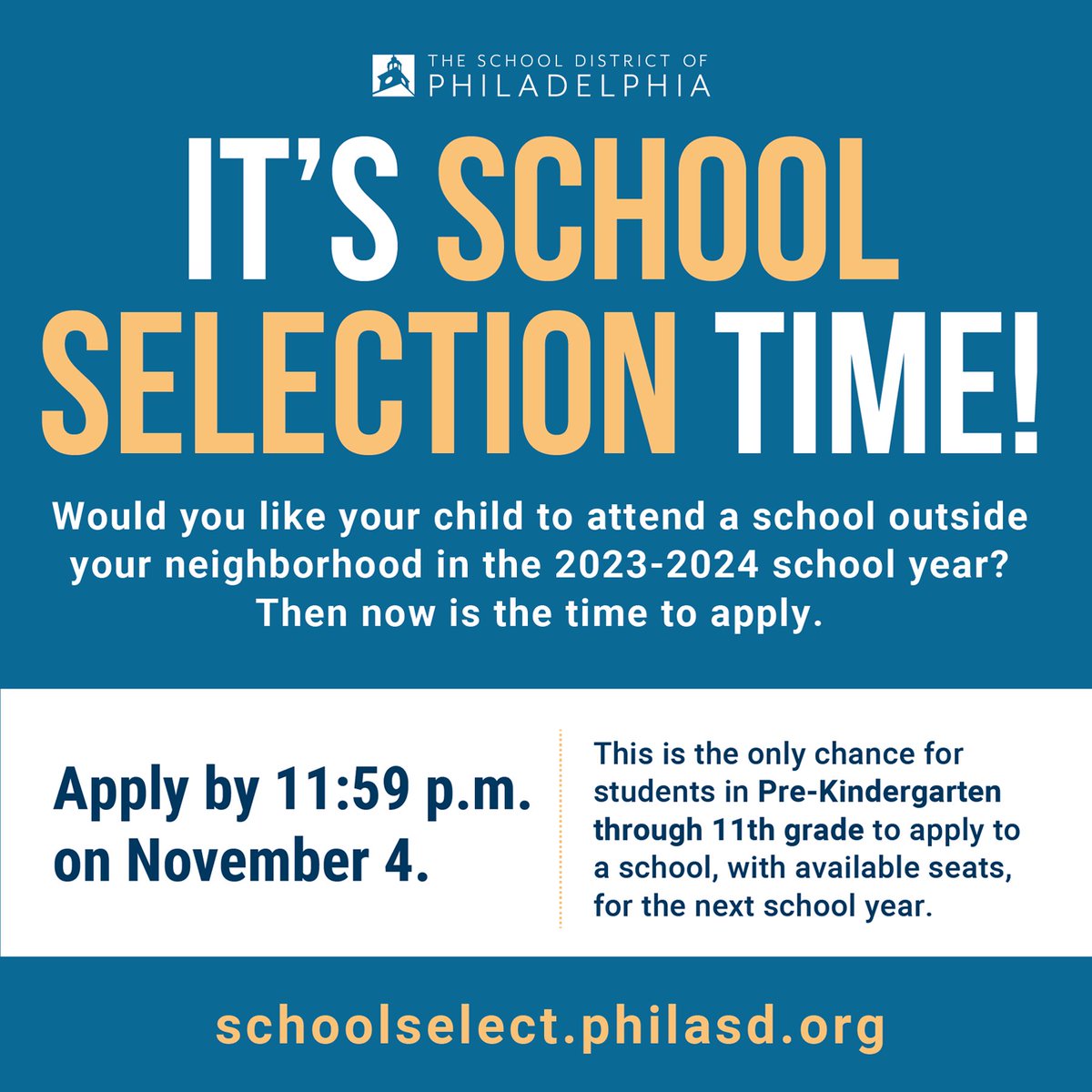 The PFD has a fire/EMS academy at Randolph High School for @PHLschools students interested in becoming first responders ... and now is the time to apply for next year! Learn more ➡️ schoolselect.philasd.org