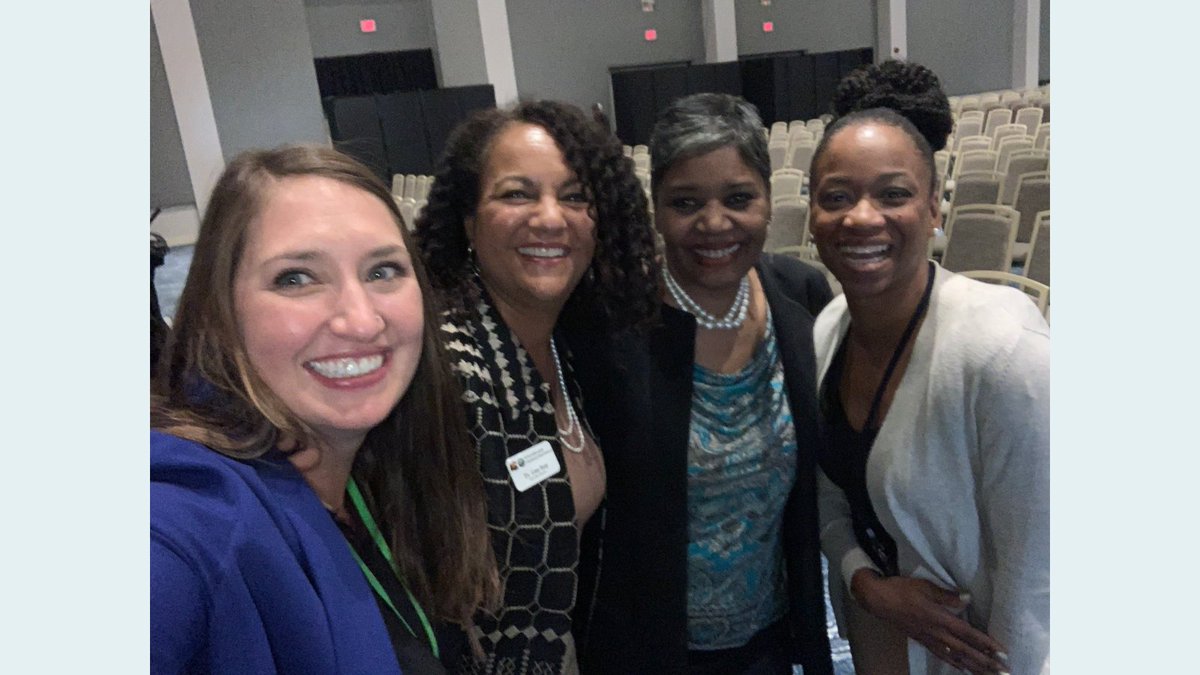 Illuminate Colorado Executive Director, @kjadewood, @COEarlyChild Executive Director @lisarairoy, @WeAreEquity founder @NitaMosbyTyler1, and Illuminate board member Beverley Besha Moore after yesterday's keynote presentation! #SCFC2022