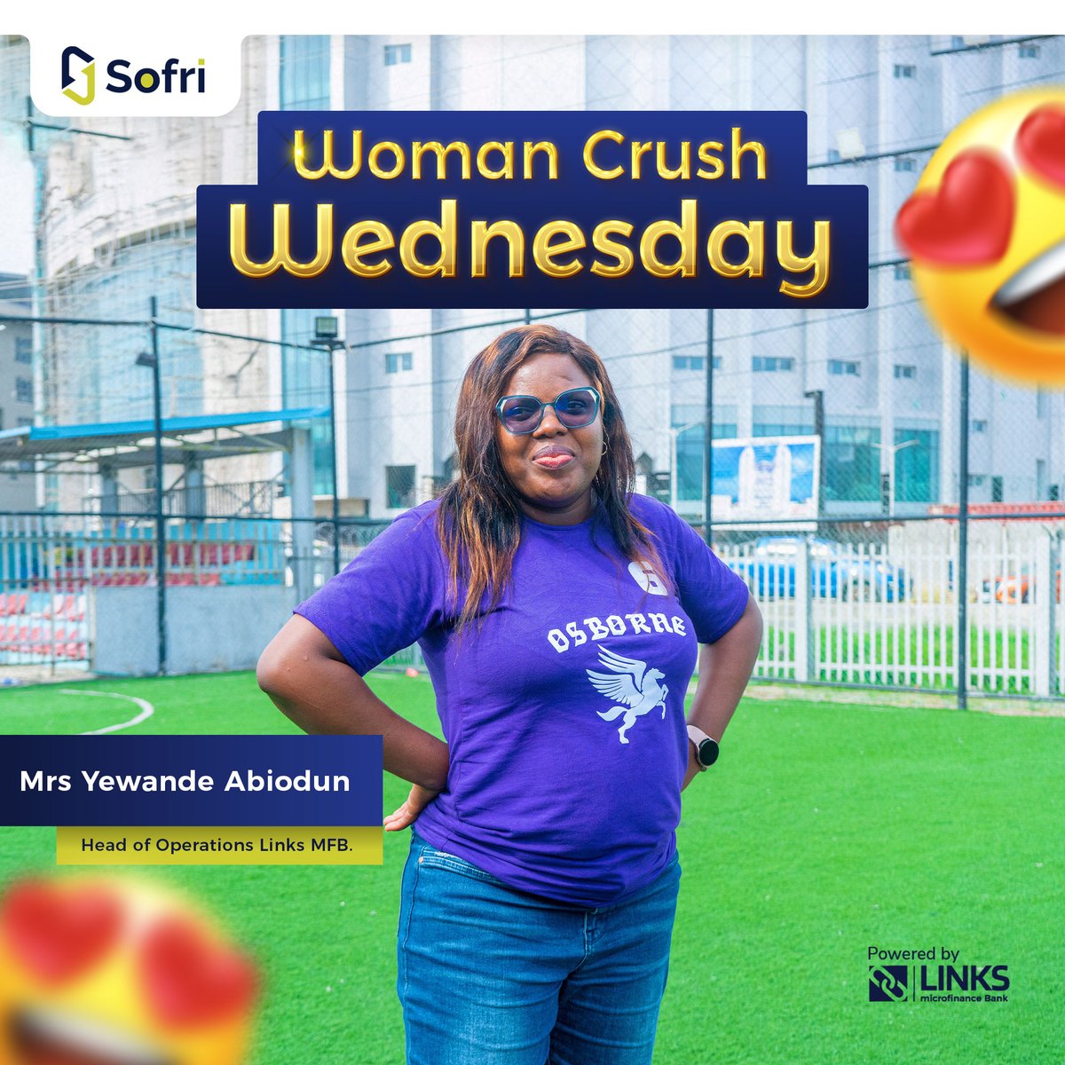 Bank_Sofri's tweet photo. Our Woman Crush for today is Yewande Abiodun, Our Head of Operations at Links Microfinance Bank. She is an embodiment of vibrant leadership, thorough efficiency and amicability.
Go Sofri🔥
Download the #SofriApp from the App store or the Play Store for ALL your Mobile devices. https://t.co/KPSekyXoKV