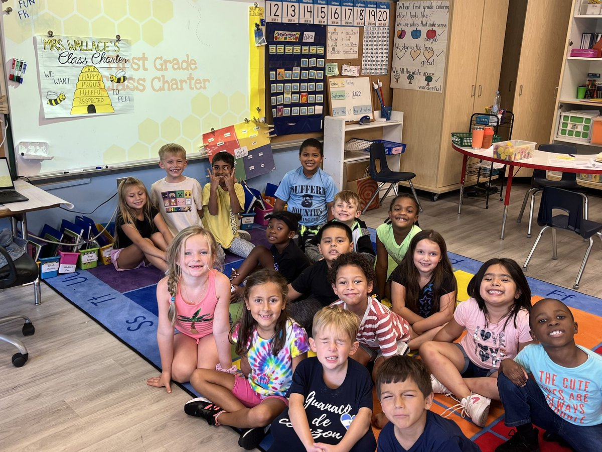Mrs_Pansky's tweet photo. Loved helping create @JWallaceClass Classroom Charter!  @SESPirates #permissiontofeel #onesuffern https://t.co/1EwzgMP3b3