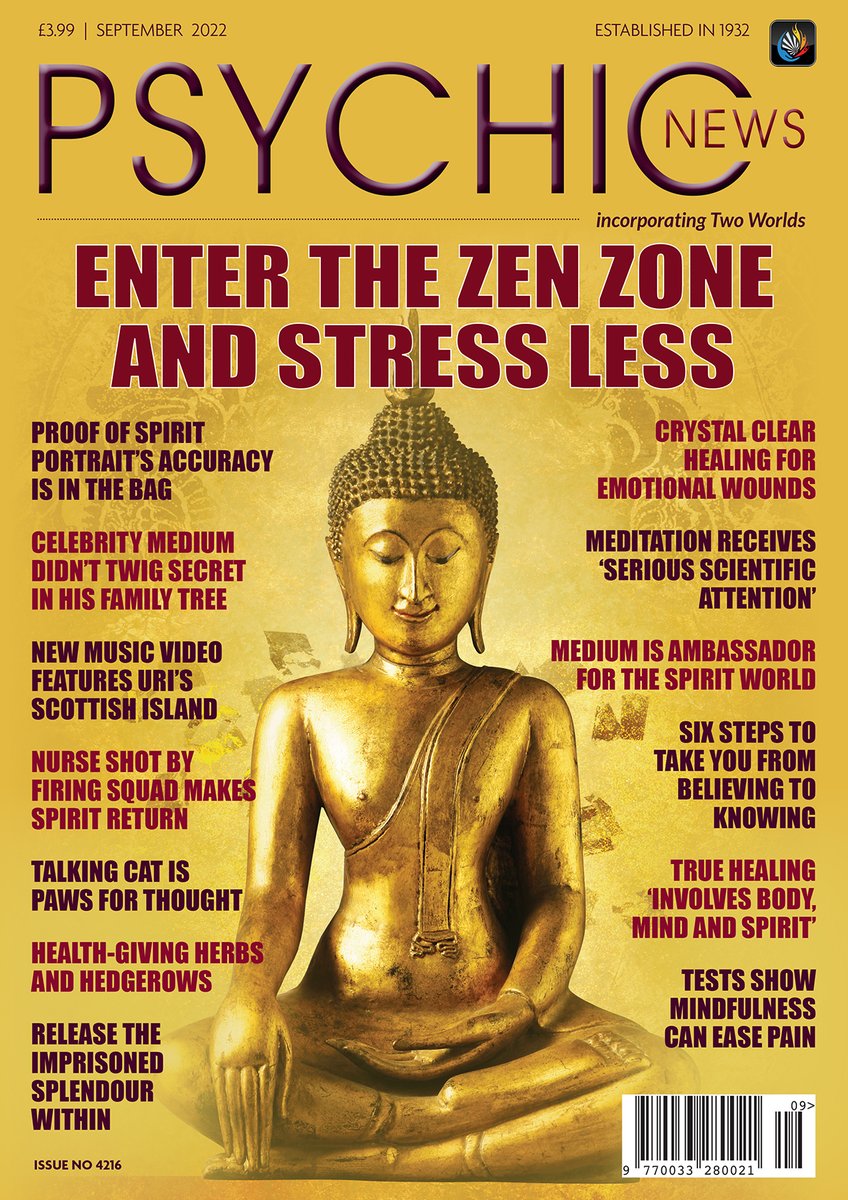 psychicnewsmag: The SEPTEMBER 2022 issue of Psychic News Magazine
IN NEWSAGENTS, SPIRITUALIST CHURCHES AND ONLINE NOW
For Postal Subscriptions – Subscribe direct at psychicnews.org.uk
Or call 01376 563091
Online issues available from …