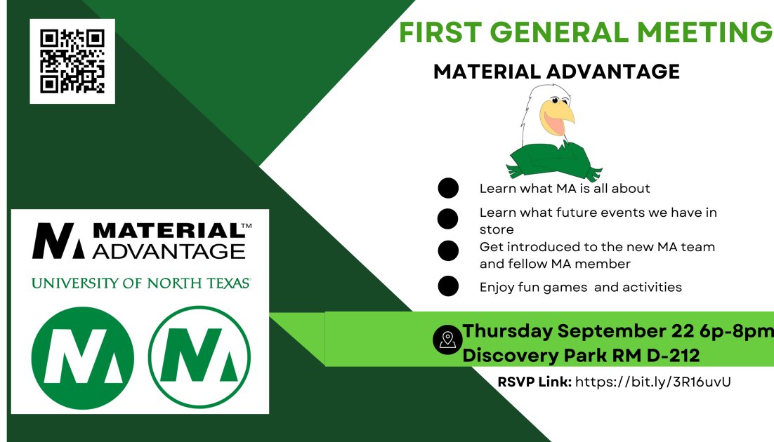 UNT_MA's tweet photo. Come join on us on our first General meeting of the year! It will be a lot of fun! https://t.co/YjQLE7I2sp