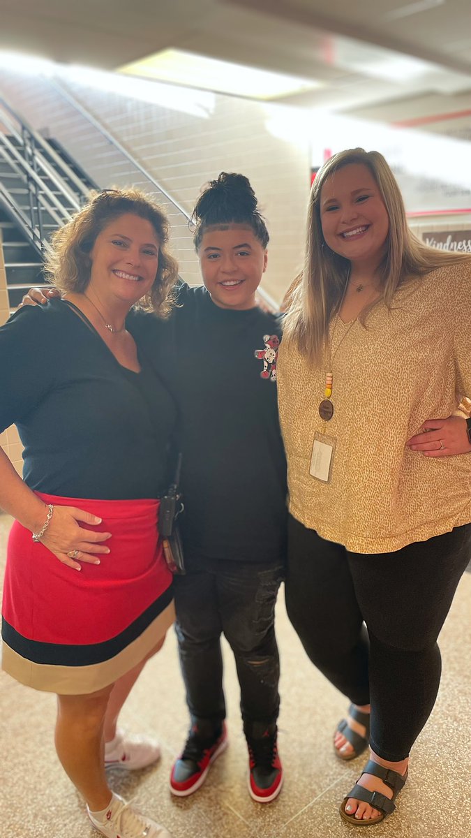 Counselors rock the red, black and white!