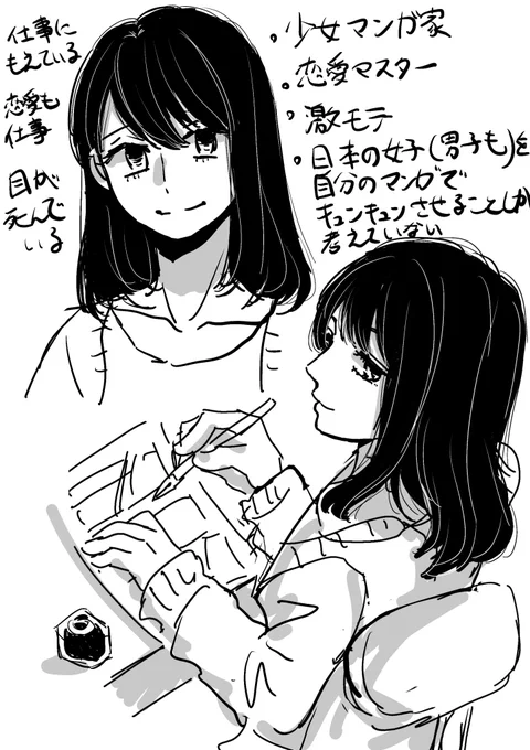オリキャラできて1日目なんですがやはり長髪美形男子は描いてて楽しいです… 
