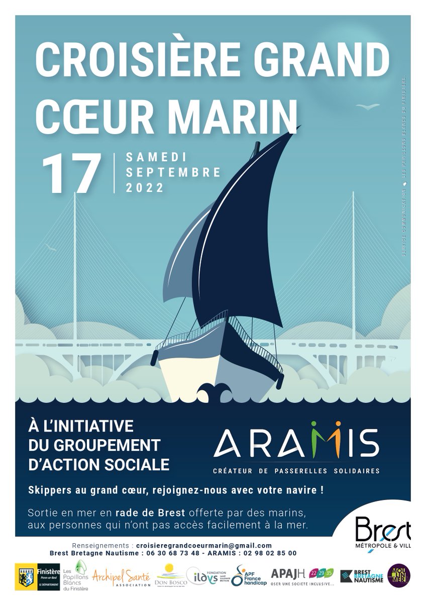 ArchipelSante's tweet photo. C'est avec grande fierté et joie que nous avons participé à la Croisière Grand Coeur Marin le 17 septembre dernier. L'occasion pour certains de nos usagers de découvrir la mer pour la 1ère fois ⛵
A l'année prochaine moussaillons 😉⚓

@apfhandicap @APAJH @fondation_ildys https://t.co/Q2h1bO44Uv