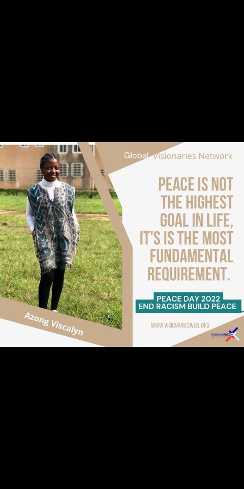 AzongV's tweet photo. #Peace comes from within. Inorder to spread . Let's spread #Peace and eradicate all forms of violence today
#PeaceFitWork
#PeaceWithoutColors
#EndRacismBuildPeace
#Act4Peace
#HateMitigation
@GLOBALVISIONAR5 
@GlobalactionCD 
@defyhatenow https://t.co/8ZTr8yrdHg