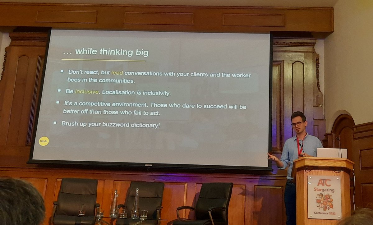 Diskusija_Trans's tweet photo. Taking care of the little things while thinking big. Insights by Gabriel Karandyšovsky @Nimdzi_Insights at @ATCconf2022 @atc_translation! https://t.co/fhhDJK05BV