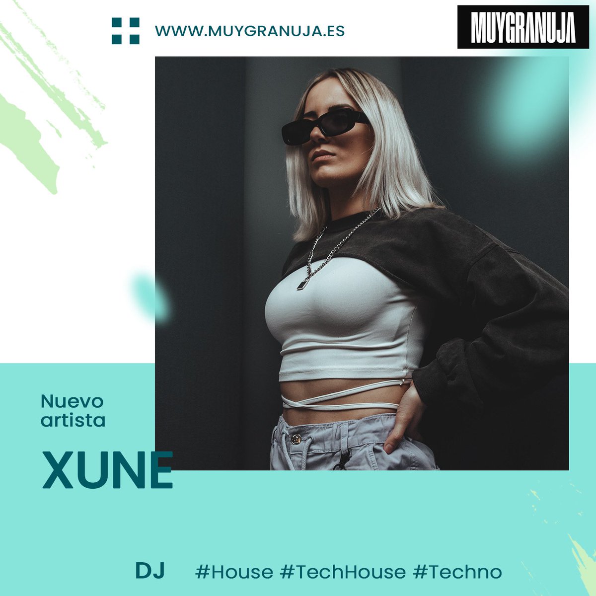muygranuja's tweet photo. NUEVO ARTISTA MUY GRANUJA 👉 XUNE

ℹ️ Info y contrataciones: https://t.co/xFXV16bmNM https://t.co/bkZTeA78Yc