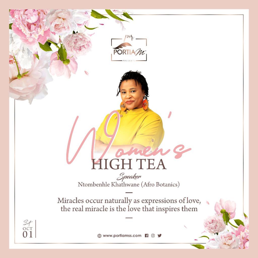 Save Date 🧚‍♂️🤍🍃 we can't wait to spend the day with you... 

A Beautiful  Surprise awaits you...

#PMHighTea
#PortiaMSkinCare

Guest speaker🎤: <a href="/afrobotanics/">afrobotanics</a>