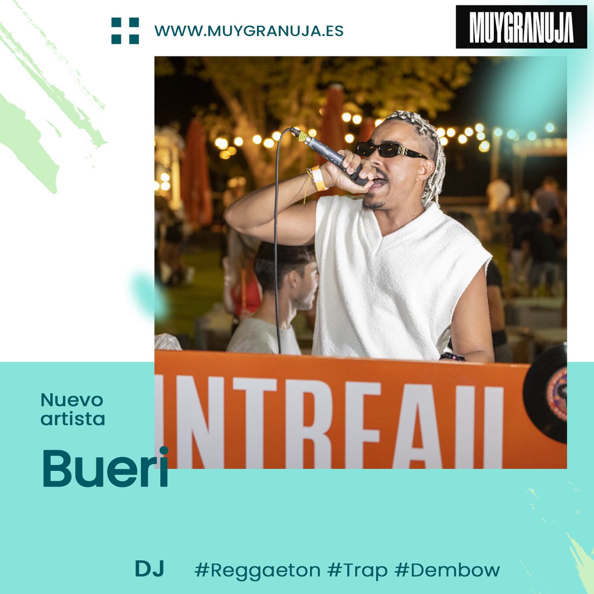 muygranuja's tweet photo. NUEVO ARTISTA MUY GRANUJA 👉 Bueri

ℹ️ Info y contrataciones: https://t.co/5CJBamXnMj https://t.co/7l5MYkcMg7