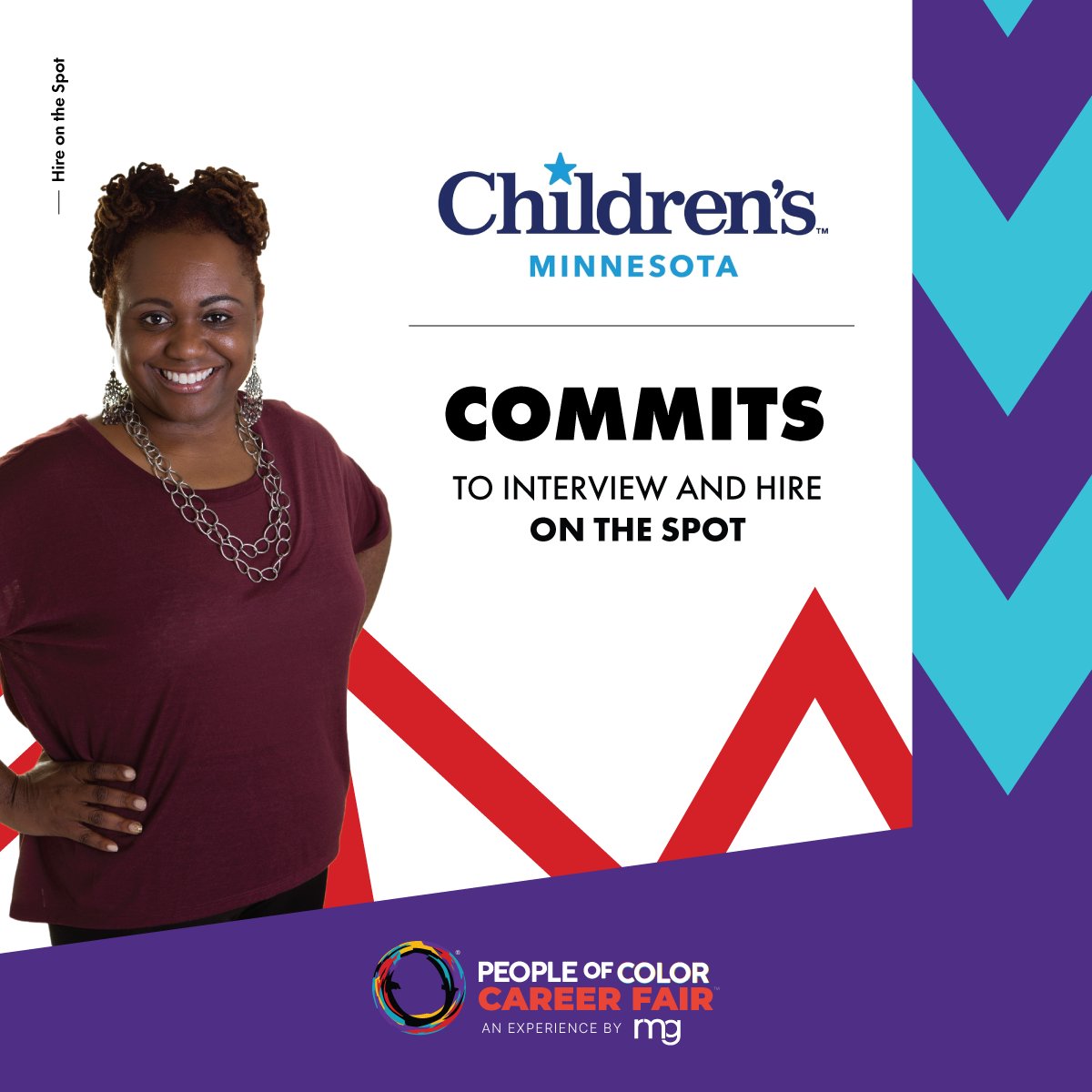 BoldlySharon's tweet photo. 📢@poccareerfair #EmployerHighlight:
@childrensmn has agreed to #interview & #hire people on the spot at the https://t.co/i7iPi5YiJK on Thursday, Oct. 27th! With a key leader like @Inclusion_Chief who I know personally Leads Out Loud to fight for #DEI on all levels, I'm excited! https://t.co/NJISPT4FfR