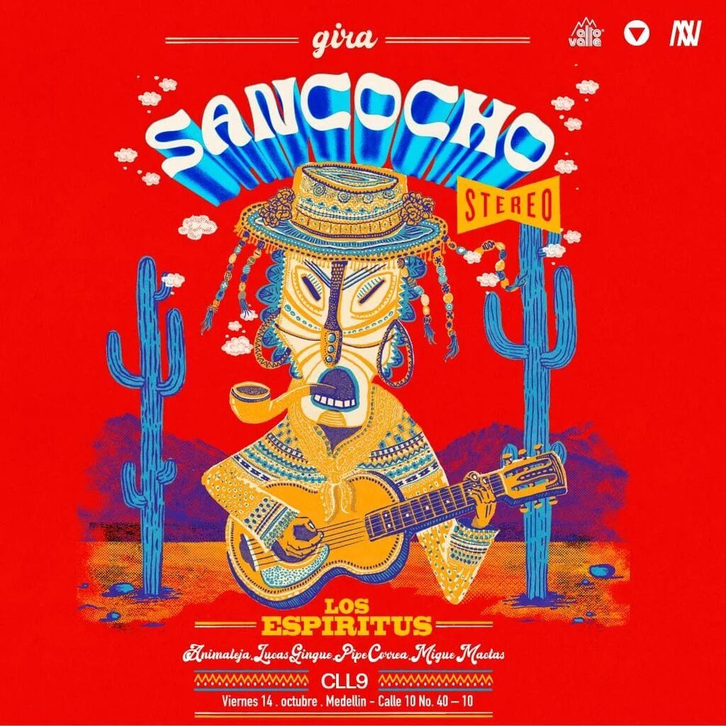 GrabacionesT's tweet photo. Los Espíritus – Gira Sancocho Stereo 2022 
Medellín 14.10. 
@calle9.club

Como pasando el dial de un radio llega éste Sancocho Stereo a Medellín. En la mesa mucho Blues, Psicodelia, y Rock; se le podría agregar algo de Los Andes, incluso de África. Hierv… https://t.co/b5PzUfMdTP https://t.co/UGCntxVOWZ